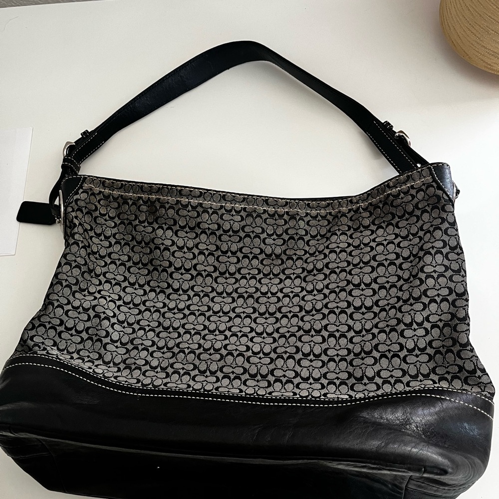Coach Black and Gray Women's Bag